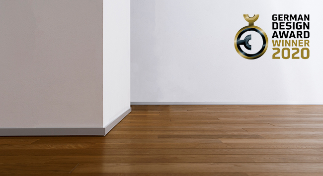 アルミ巾木「fitbase」がGerman Design Award 2020「Winner」を受賞！｜森田アルミ