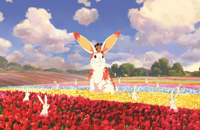 観光プロモーションアニメ動画「Only Slightly Exaggerated」に登場する巨大ウサギ