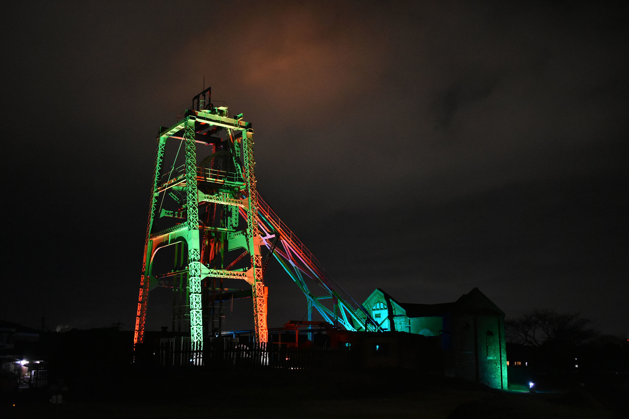 【福岡県大牟田市】世界遺産「宮原坑」ライトアップ｜筑後地区観光協議会のプレスリリース