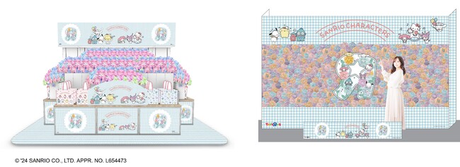 左)スペシャルコーナー(限定3店舗)イメー) 右)Pop-upフォトスポット イメージ 左)スペシャルコーナー(限定3店舗)イメー) 右)Pop-upフォトスポット イメージ