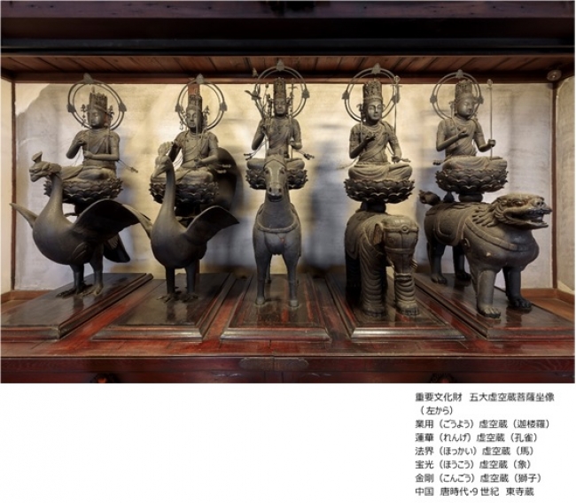 特別展 国宝 東寺 空海と仏像曼荼羅 開幕近づく 東寺講堂から15体の仏像が東京に 史上最多の 仏像 曼荼羅 登場 五大虚空蔵菩薩坐像 も五体そろって展示 株式会社nhkプロモーションのプレスリリース