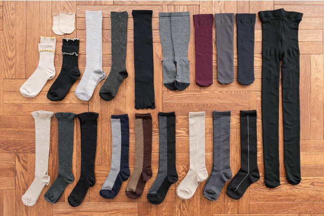 10年以上靴下の開発・販売を続けているKEYUCA これまでに累計15000足以上売れたハイソックスシリーズの新作をはじめ、2022年秋冬の「新作靴下」28種類が登場！：時事ドットコム - 時事通信ニュース