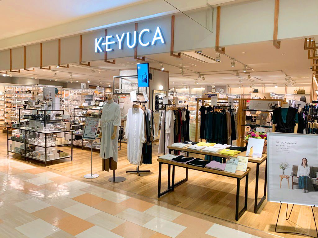 ライフスタイルショップkeyuca アパレルも充実の 大船ルミネウィング店 をオープン 河淳株式会社のプレスリリース