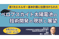 【JPIセミナー】「第7次エネルギー基本計画に位置付けられたペロブスカイト太陽電池の技術開発の現状と展望」8月29日(金)開催