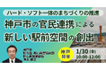 【JPIセミナー】「神戸市の官民連携による新しい駅前空間の創出とハード・ソフト一体のまちづくりの推進」1月30日(金)＜神戸開催＞