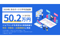 2024年の冬季賞与平均支給額、速報値は「502,656円」、「ジョブカン」が冬季賞与の実態調査を性別・年齢別・企業規模別に実施