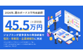 2026年の夏季賞与平均支給額、速報値は「455,515円」「ジョブカン」が夏のボーナスについて性別・年齢別・企業規模別に調査