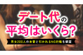 デート代の実態調査｜男性「3,000円〜5,000円」女性「3,000円未満」が最多、NG行動1位は男性「奢られて当然」78人・女性「1円単位の割り勘」35人（ハッピーメール調べ）