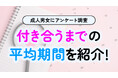 付き合うまでの期間、最多は「知り合って1〜2ヶ月」37.0％｜48.0％が「期間は気にならない」と回答、一方で告白や関係の進展に悩む声も【ハッピーメール調べ】