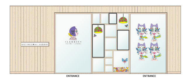 △六本木ヒルズ本店イメージ 　※ENTRANCEのデザインはクローズ時にご覧いただけます。