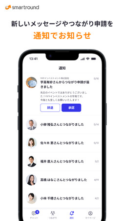 新着通知を受け取れる