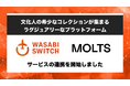 【文化人の希少なコレクションが集結】リユース特化型EC一括管理システム「WASABI SWITCH（ワサビスイッチ）」が、ラグジュアリー専門プラットフォーム「MOLTS」とサービス連携開始
