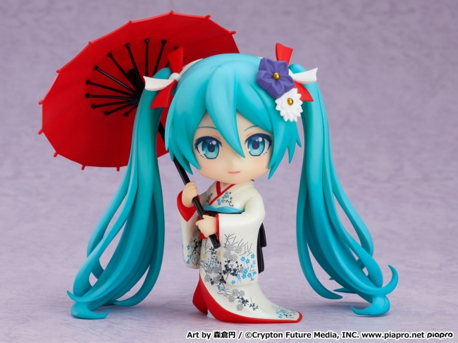 初音ミク トーハク ぶんかつ 冬木小袖 修理プロジェクト 冬木小袖 ミクがねんどろいどになって登場 株式会社グッドスマイルカンパニーのプレスリリース