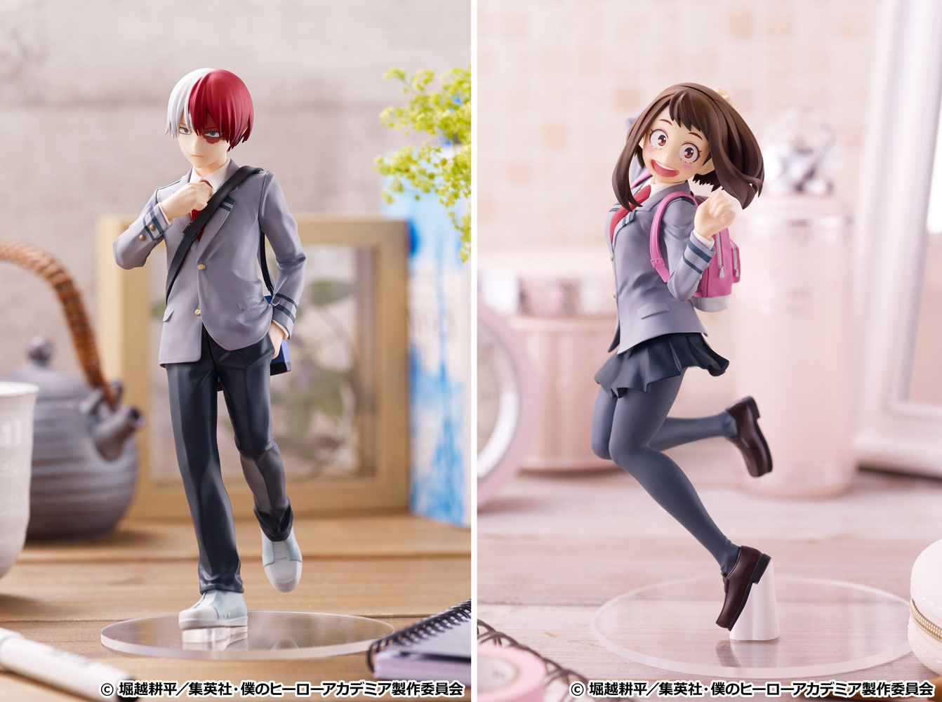 『僕のヒーローアカデミア』から轟焦凍と麗日お茶子が、お手頃価格の「POP UP PARADE」シリーズで登場！