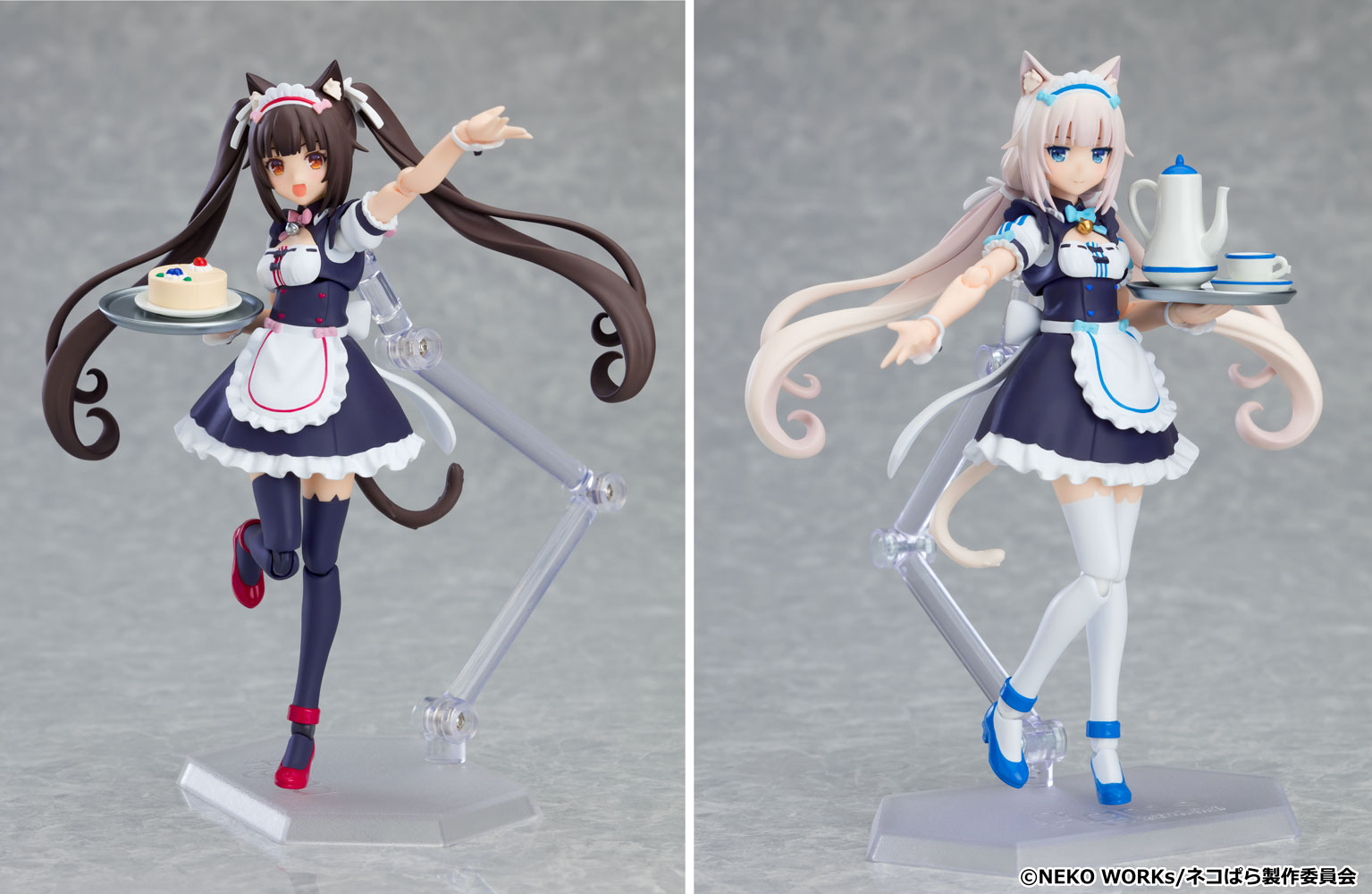 ハートフルネコストーリー ネコぱら より ショコラ と バニラ がfigmaになって登場 株式会社グッドスマイルカンパニーのプレスリリース