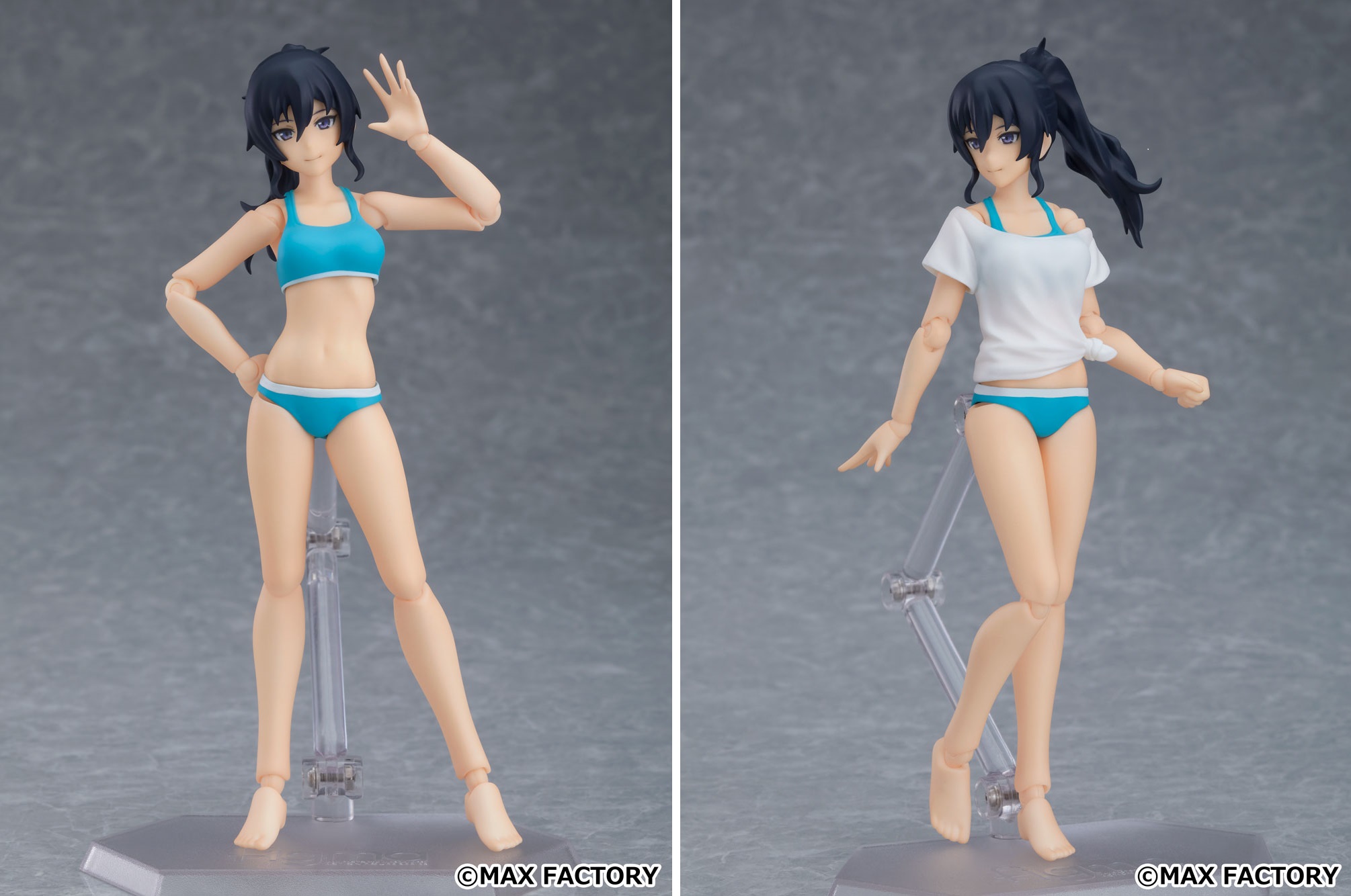 figma との組み合わせで使い方自由！コスチューム素体「figma Styles」に水着bodyが登場！