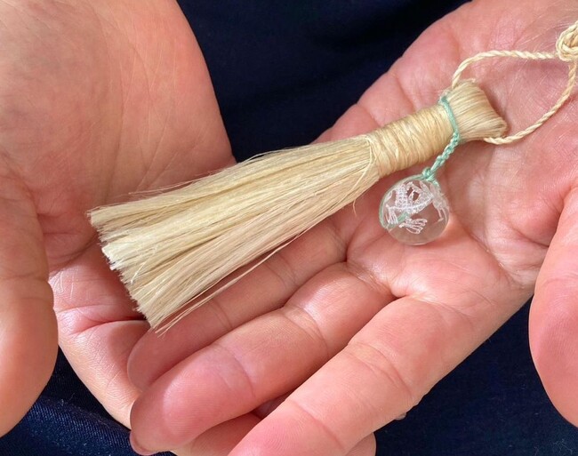 龍の丸石ミニほうき 龍の丸石ミニほうき