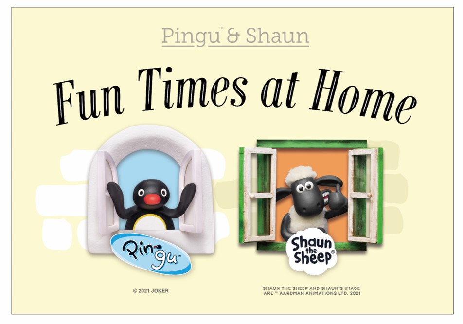 ひつじのショーン ピングー 初のコラボ物販イベント Pingu Shaun Fun Times At Home 開催決定 株式会社東北新社のプレスリリース