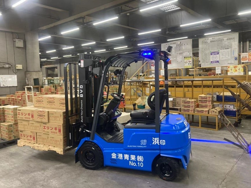 Byd Forklift Japan 金港青果に電動フォークリフトを納入 ビーワイディージャパン株式会社のプレスリリース