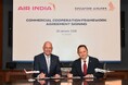 シンガポール航空とエア インディア、商業協力に関する枠組み合意書を締結