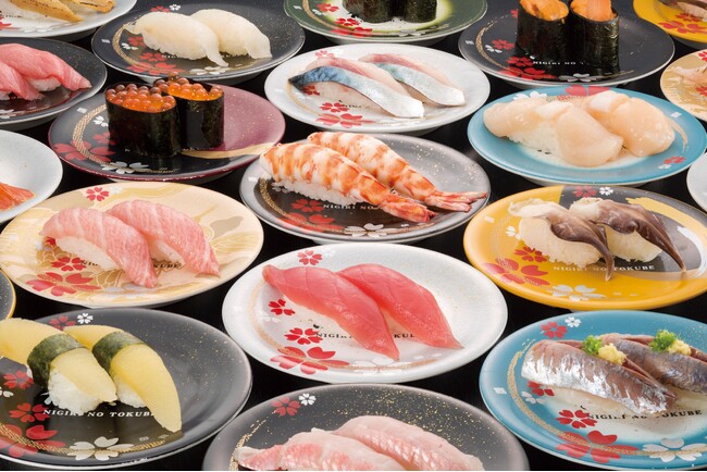 一皿2貫120円から各種お寿司をご提供しております 一皿2貫120円から各種お寿司をご提供しております