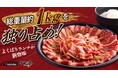 総重量約1kgを独り占め！おひとり様用 “欲張り焼肉ランチ”が新登場。もちろんご飯はお替り無料！