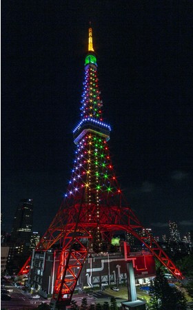 東京タワー 感動を与えてくれた全てのアスリートの健闘を称え また 大会を支えてくれた全ての方々に感謝の意を込め 8月7日 土 と8日 日 の2日間 特別ライトアップを点灯します 株式会社tokyo Towerのプレスリリース