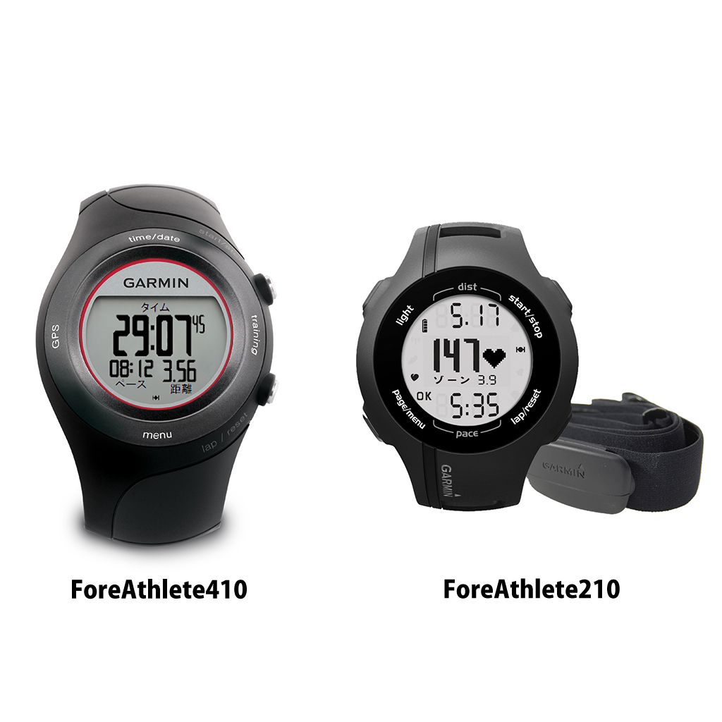 (美品) Garmin ForeAthlete210 GPS時計+心拍計