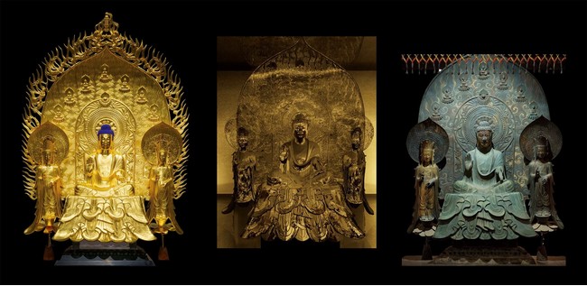 「法隆寺釈迦三尊像 -過去・現在・未来」