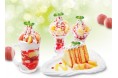 夏季限定の“ピーチデザート”がジョッキサイズのパフェで登場 フルーツフレーバーの氷が入った“しゃりしゃりドリンク”と合わせ、6月24日(水)から販売開始