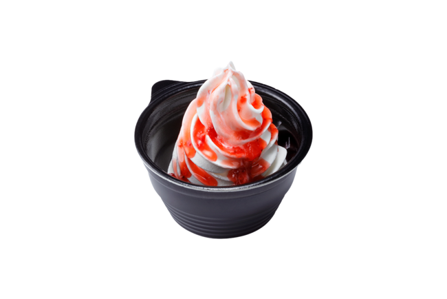 テイクアウト 北海道ソフトクリーム(イチゴソース) テイクアウト 北海道ソフトクリーム(イチゴソース)