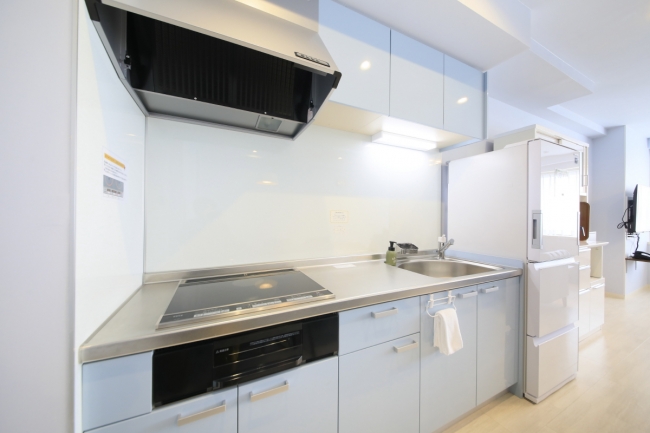会員制別荘リゾートのキッチン例