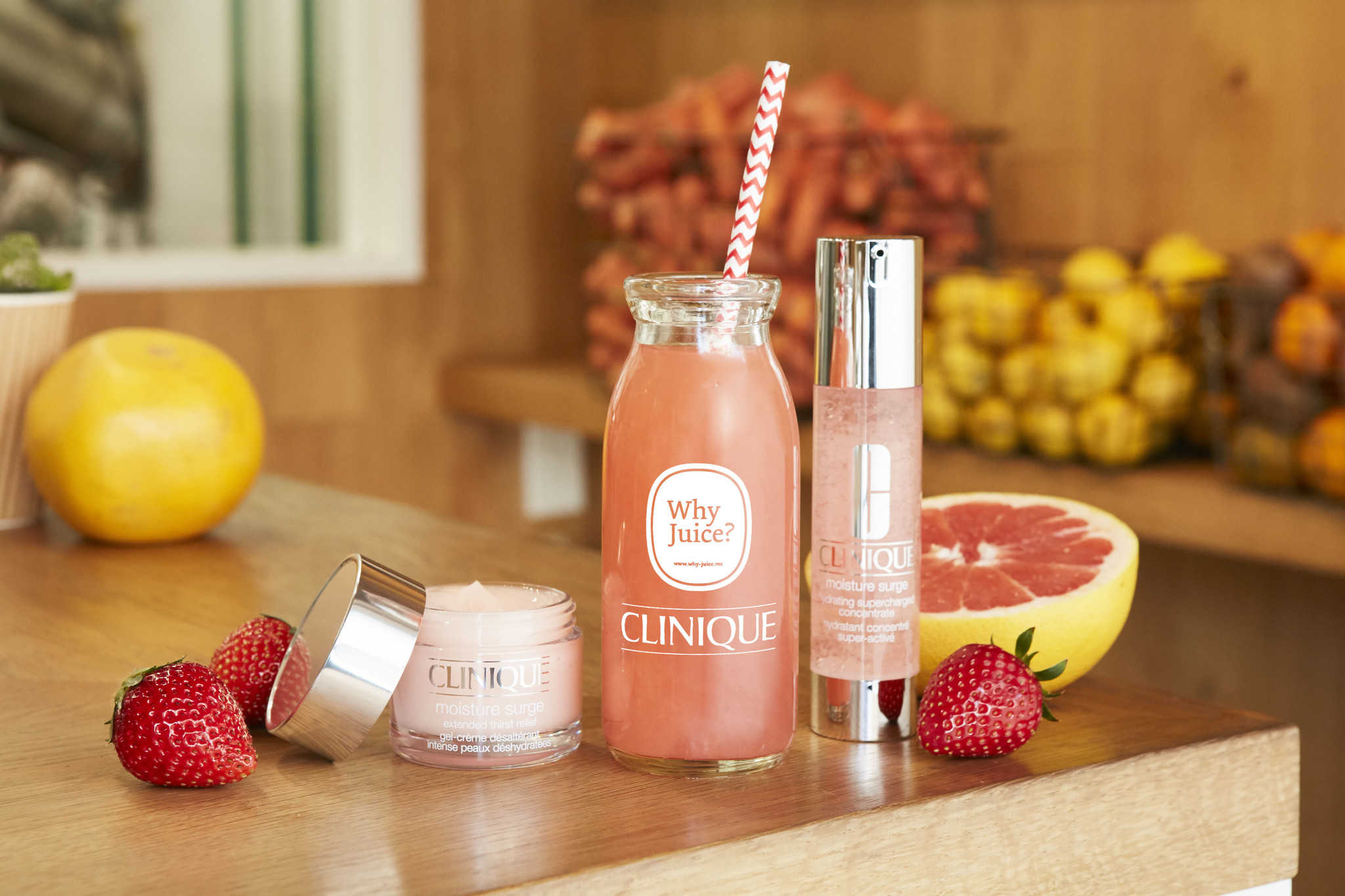 「CLINIQUE」×「Why Juice?」のコラボドリンクが期間限定で登場