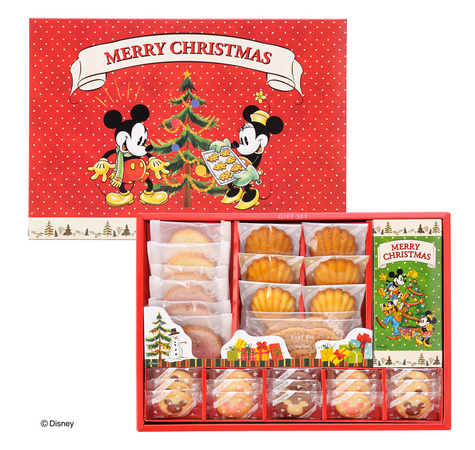 10月1日にディズニー キャラクター デザインのクリスマス限定ギフトセット1品を発売 株式会社銀座コージーコーナーのプレスリリース