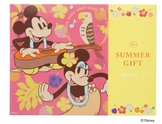 4月15日にディズニー キャラクター デザインのサマーギフトセット1品を発売 株式会社銀座コージーコーナーのプレスリリース
