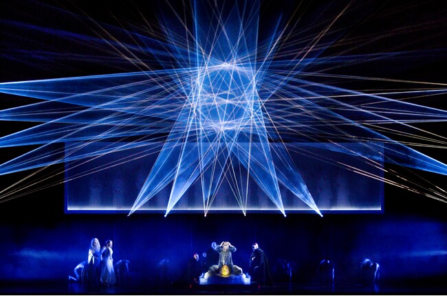 (C) teamLab, Courtesy Daniel Kramer, Grand Theatre de Geneve, and Pace Gallery