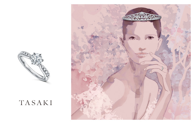 TASAKI BRIDAL ／ PIACERE & Sarah with Illustration by Sarah Singh (C)TASAKI