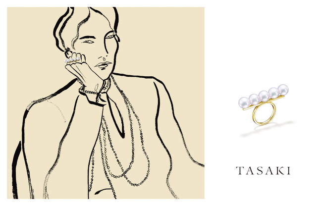 TASAKI COLLECTION LINE ／ balance with Illustration by Rosie McGuiness (C)TASAKI