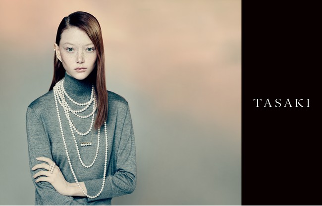 TASAKI COLLECTION LINE and pearl necklace／ balance series by Paolo Roversi (C)TASAKI