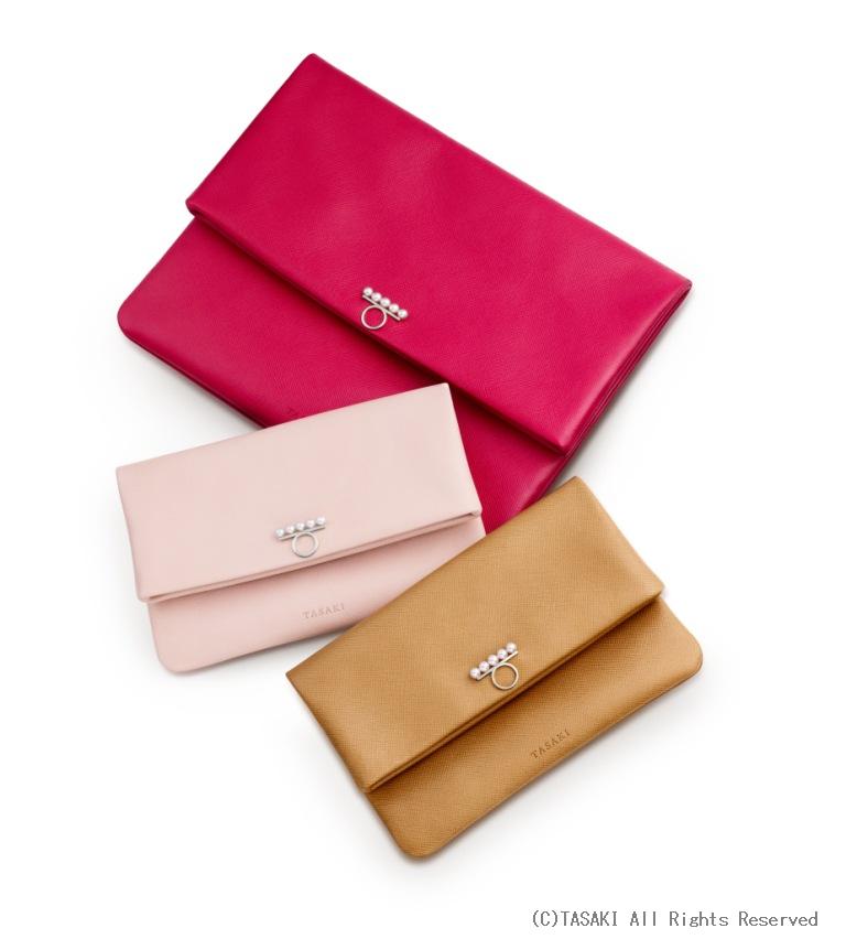 TASAKI Leather Collectionより“balance pouch（バランス ポーチ）”に