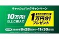 電動工具ブランド HiKOKI「ハイコーキ」キャッシュバックキャンペーン※を開始コードレス電動工具購入でe-GIFT 1万円分をプレゼント!