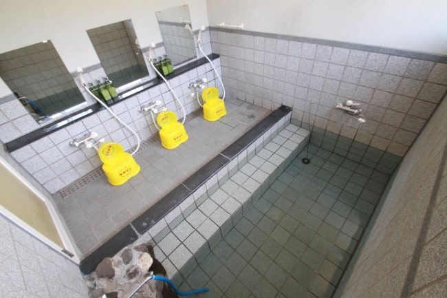 大浴場では西伊豆の上質な温泉を堪能できます。  