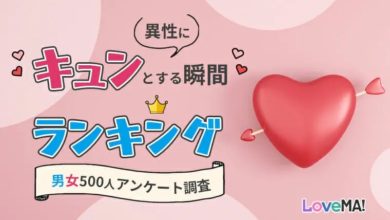 異性にキュンとする瞬間ランキング 男女500人アンケート調査 ウェブスターマーケティング株式会社のプレスリリース