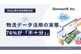 【荷主企業の物流実態調査】物流データ活用の実態、76%が「不十分」。コストやCO2排出量の改善機会を逸失するリスクが明らかに。