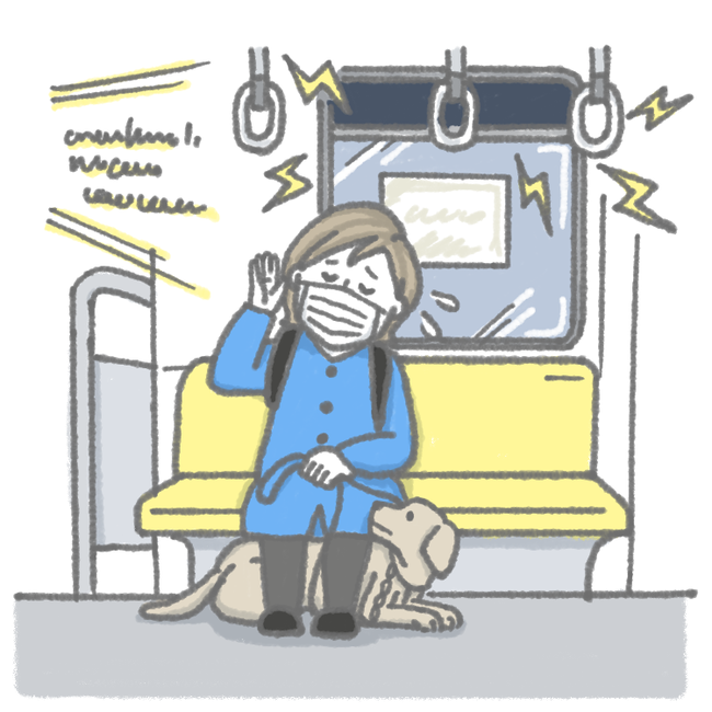 窓からの音で、電車のアナウンスが聞きとりづらい時がある。 窓からの音で、電車のアナウンスが聞きとりづらい時がある。