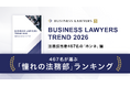 ＜「法務部の課題」に関する意識調査＞467名が選ぶ「憧れの法務部」ランキングを発表