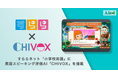英語スピーキング評価AI「CHIVOX®」、すららネットの新教材『小学校英語』に搭載