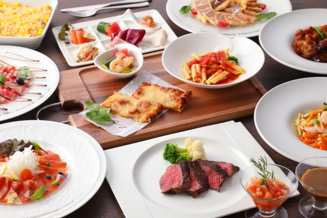 ステーキを含む30種類以上が食べ放題 土日祝限定 ランチ ディナーブッフェ 東急reiホテルのプレスリリース