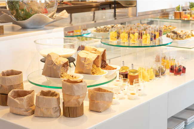 花ビュッフェ ハーモニー 朝食ビュッフェ 花ビュッフェ ハーモニー 朝食ビュッフェ