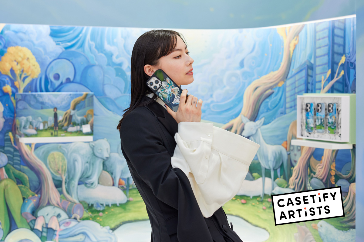 コラボコレクションを祝しCASETiFY STUDiOにローレン・サイが来場